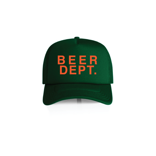 Beer Dept. - Forrest Green Snapback